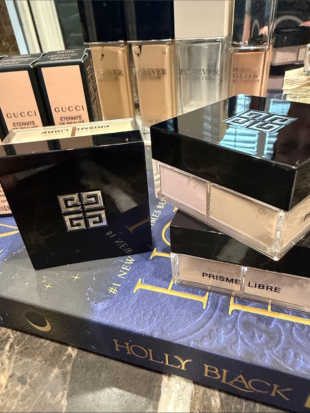 Pipeline Mimosa Givenchy Black Prisme Libre Powder Trio with Neutral Pan Shades